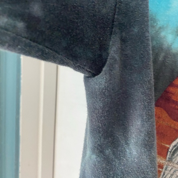 Led Zeppelin US 1975 Tour Size M Tied Dyed Long-sleeve TShirt - Picture 5 of 7